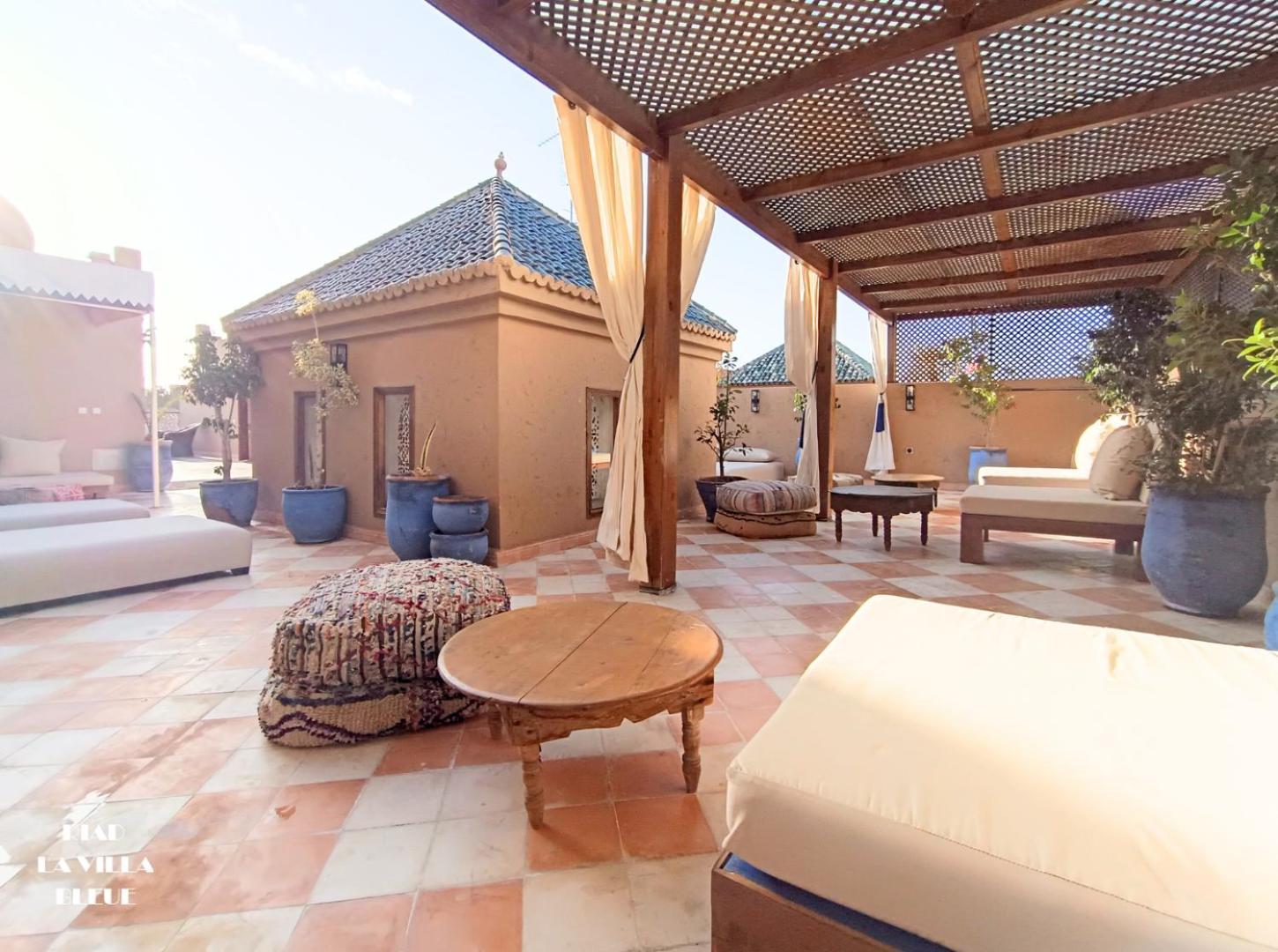 Riad La Villa Bleue & Spa Marrakesh Buitenkant foto